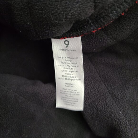 Carter’s Baby Boy Fleece-Lined Buffalo Plaid Shirt Size 9M - Picture 6 of 6